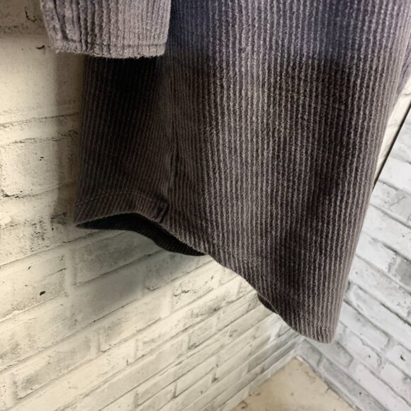 Anthropologie Pilcro Duster Jacket Oversized Long Button Up Gray Shacket - Picture 10 of 13